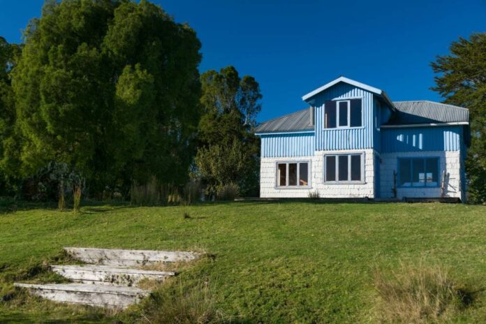 a Blue House